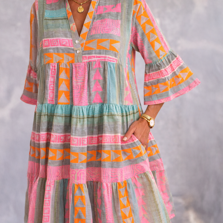 Serenique - Soft-Touch Midi Dress