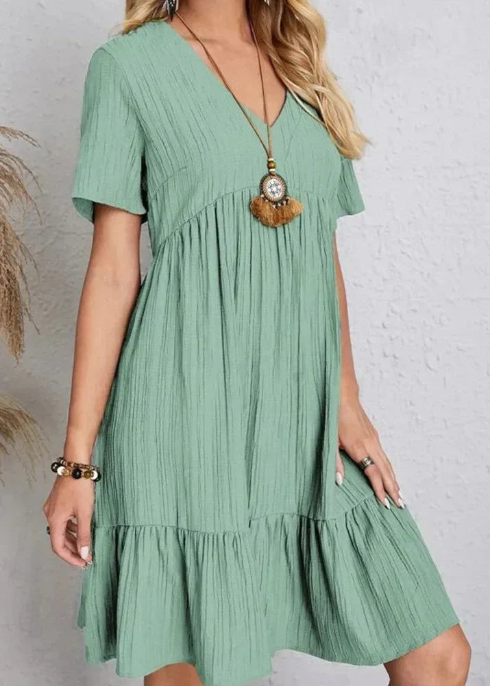 Flavia - Fluid Layered Dress