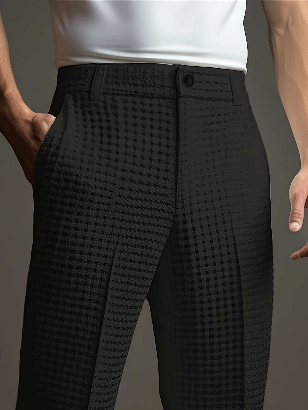 Dartmoor - Textured Straight-Leg Trousers
