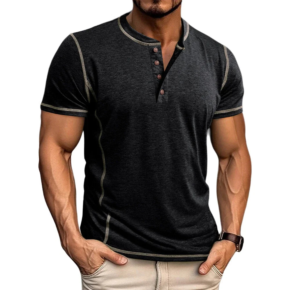 Bardwell - Soft-Touch Henley T-Shirt