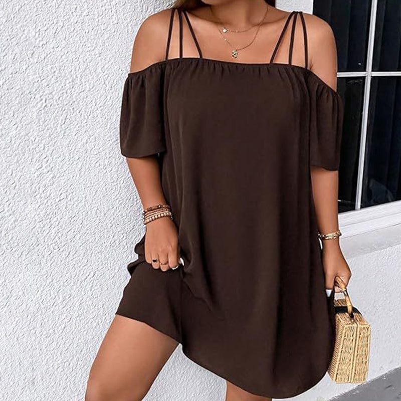 Alissia - Airy Off-Shoulder Dress